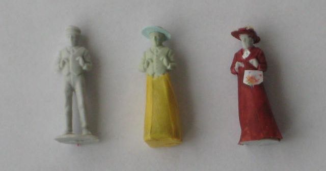 Male Dapol figure changed to Edwardian female